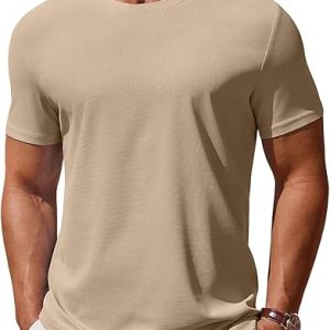 men's t shirt short sleeves round neck t shirt