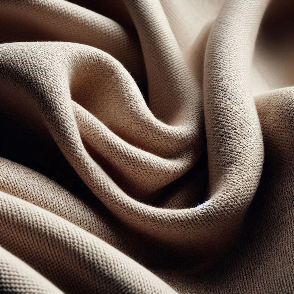 twill weave fabric close up